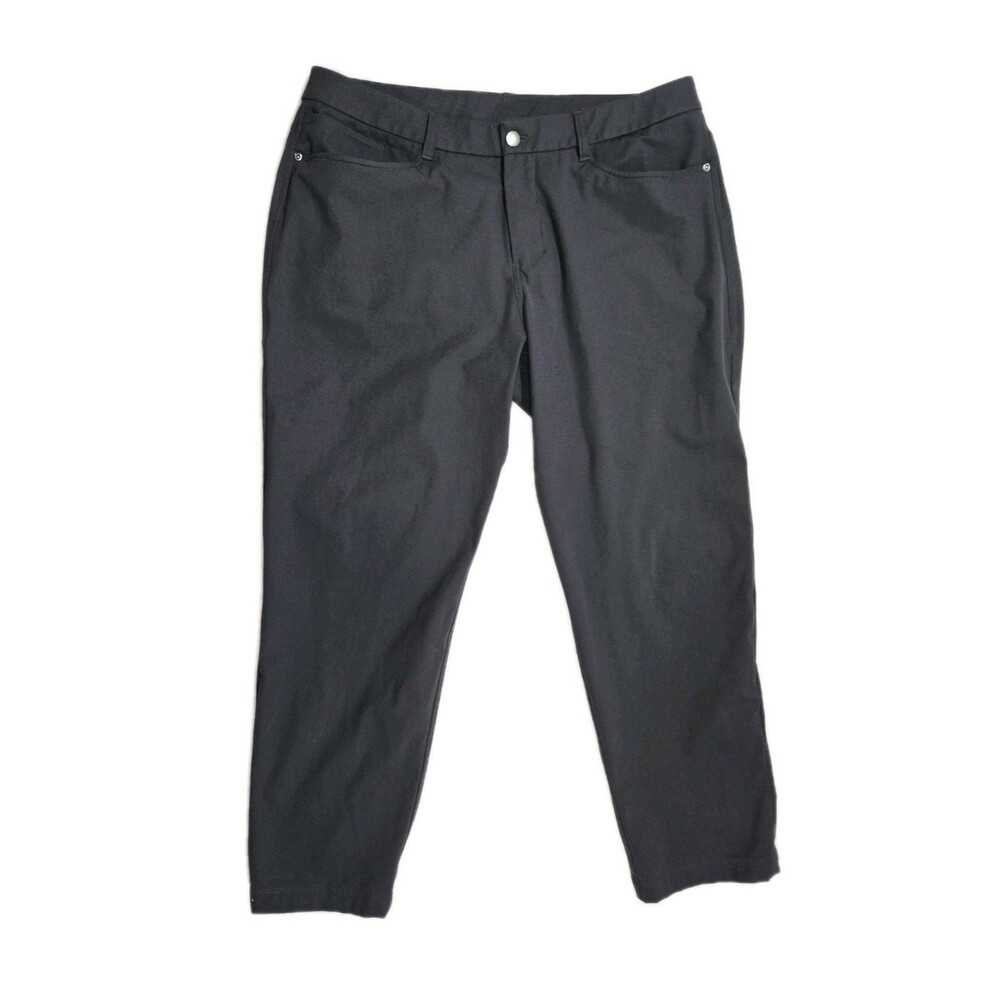 Mens Lululemon Pants Commission Casual Classic Fit ABC Warpstreme 36x27 Gray